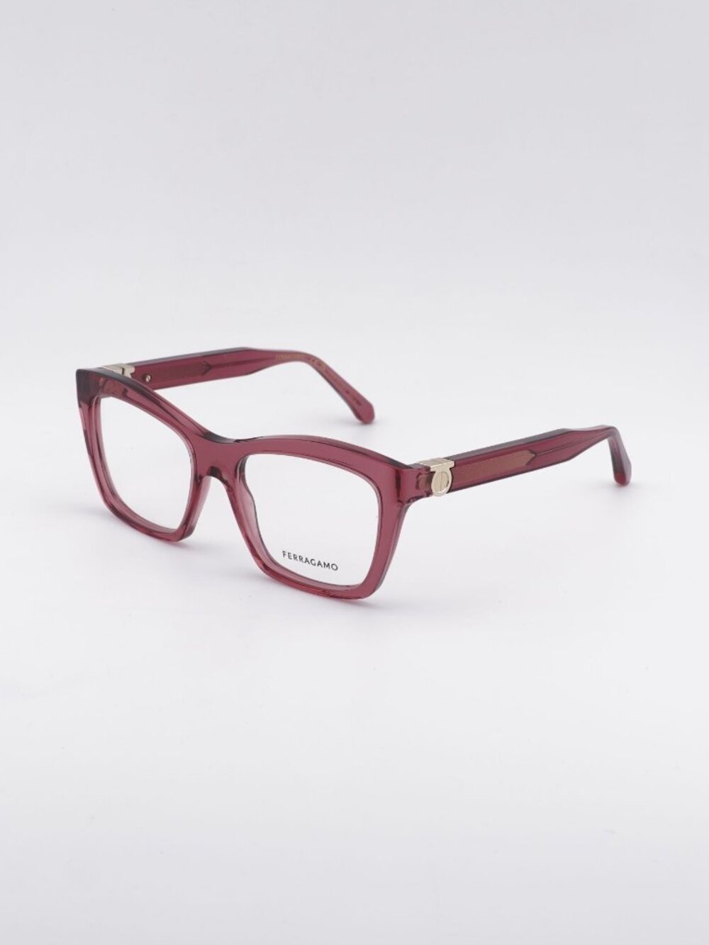 Salvatore Ferragamo SF3022 655 Eyeglasses Wine 53mm Cat Eye Frame